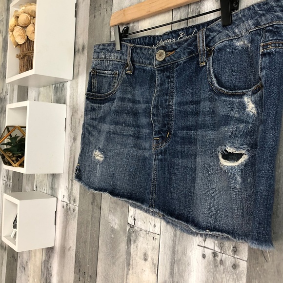 2/$20 American Eagle | Mini Jean Skirt - Picture 3 of 8